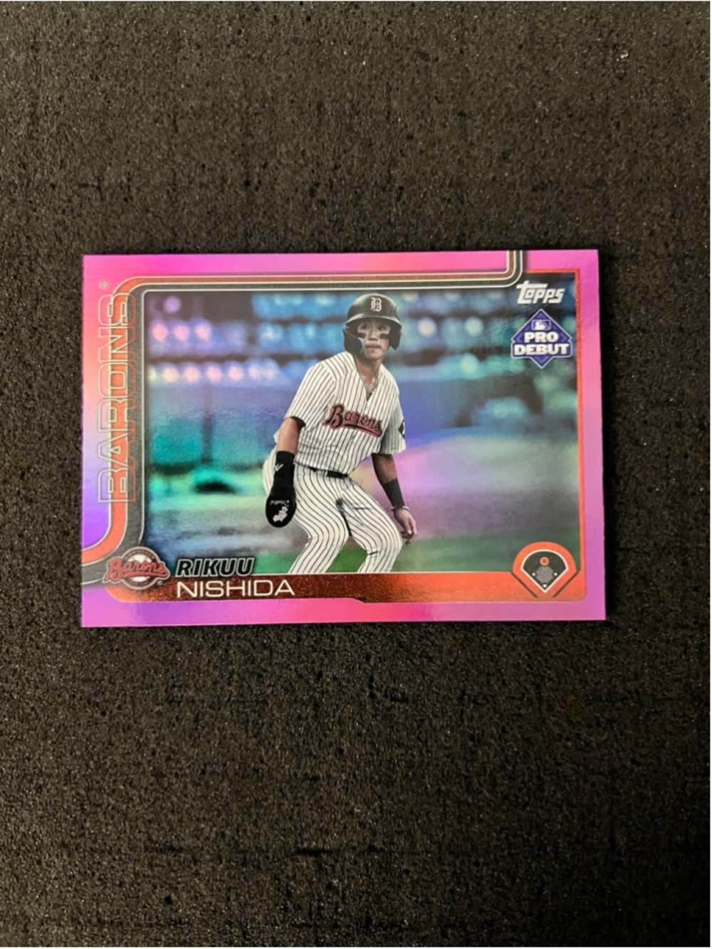 Rikuu Nishida - 2025 Topps Pro Debut - Fuschia Foil #127/199